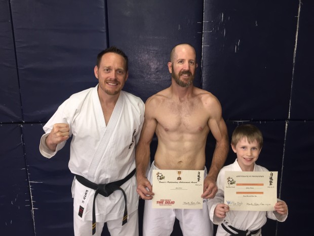 Uechi Ryu karate students at Ryan Dean's The Dojo in Largo, Florida